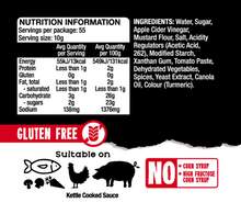 Load image into Gallery viewer, Carolina Gold BBQ Sauce - 550g