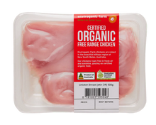 Load image into Gallery viewer, Organic Chicken Breast Skin Off - 12 x 500g Trays/Box