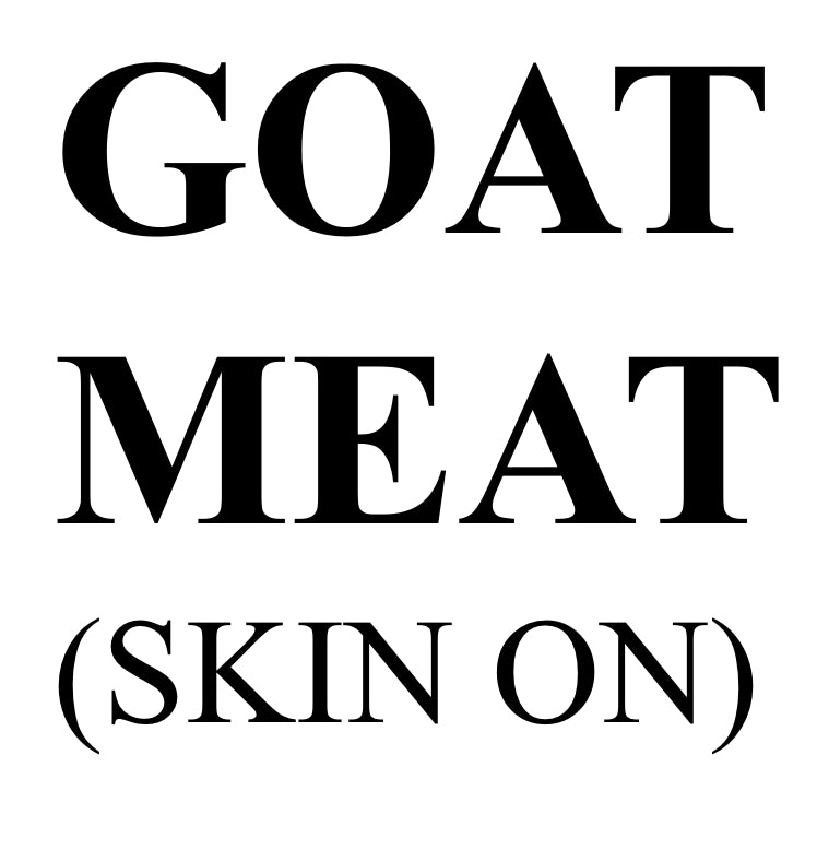 Goat Whole Skin On - each