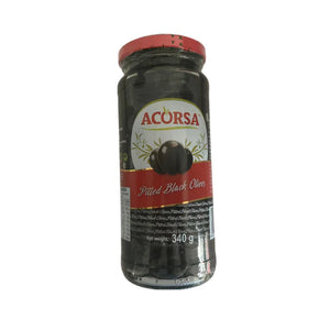 Olives Black Pitted - Acorsa - 340g