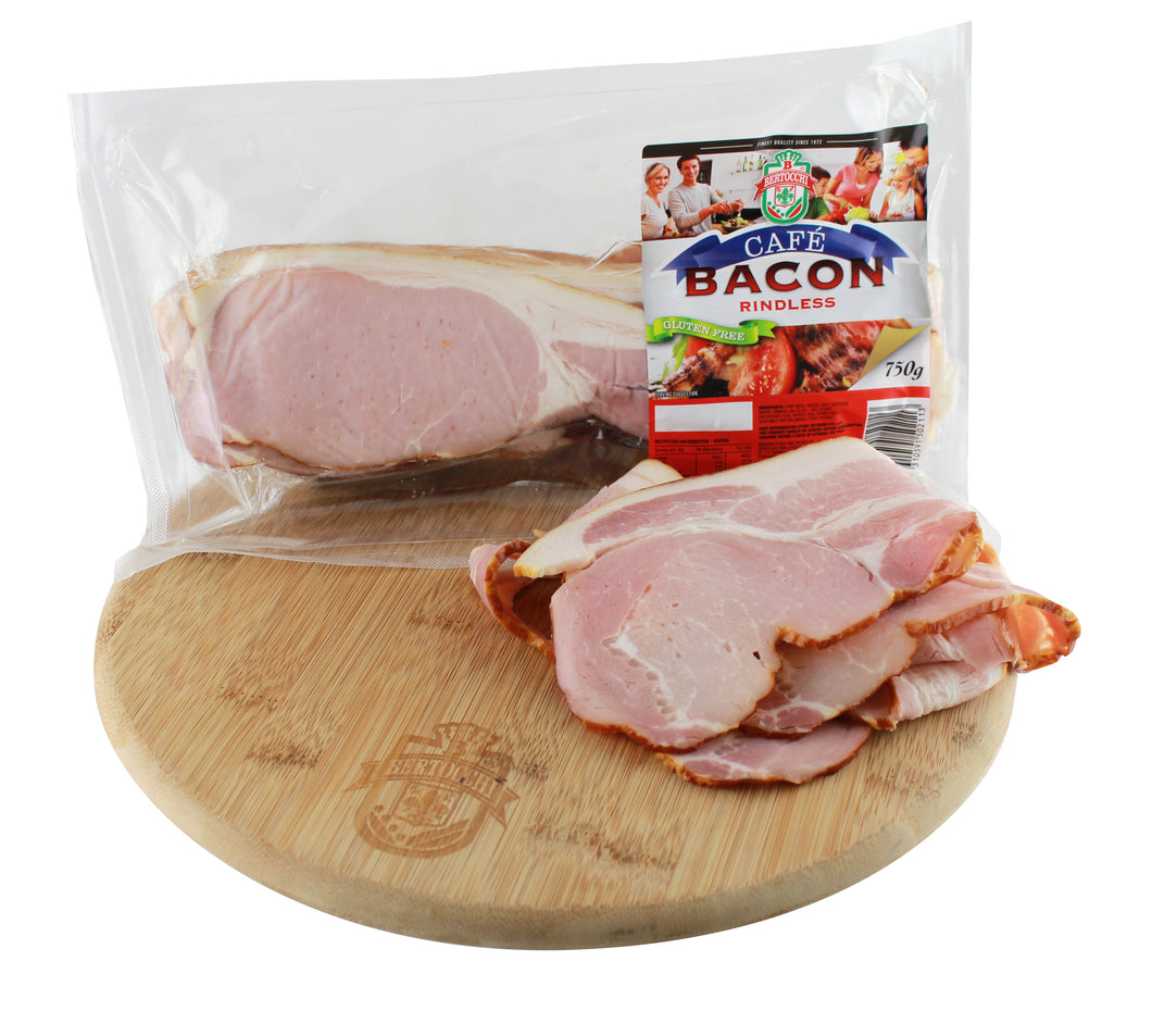 Bacon - Bertocchi Cafe Bacon Rindless - 750g