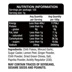 Ginger Lemon Sriracha - Spice Blends 135g